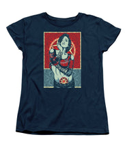 Rubino Mandala Woman Cool - Women's T-Shirt (Standard Fit) Women's T-Shirt (Standard Fit) Pixels Navy Small 