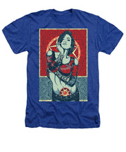 Rubino Mandala Woman Cool - Heathers T-Shirt Heathers T-Shirt Pixels Royal Small 