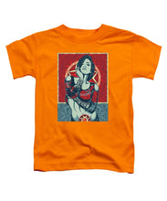 Rubino Mandala Woman Cool - Toddler T-Shirt Toddler T-Shirt Pixels Orange Small 