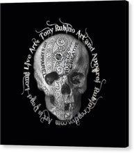 Rubino Metal Skull - Canvas Print