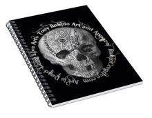 Rubino Metal Skull - Spiral Notebook