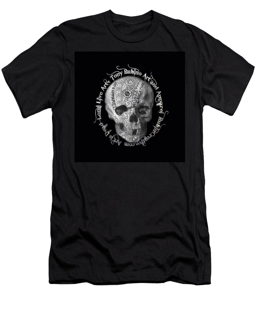 Rubino Metal Skull - Men's T-Shirt (Athletic Fit)