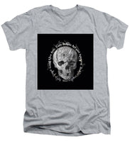 Rubino Metal Skull - Men's V-Neck T-Shirt
