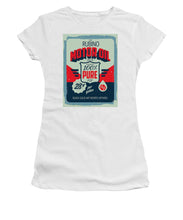 Rubino Motor Oil 2 - Women's T-Shirt (Athletic Fit) Women's T-Shirt (Athletic Fit) Pixels White Small 