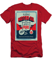 Rubino Motor Oil 2 - Men's T-Shirt (Athletic Fit) Men's T-Shirt (Athletic Fit) Pixels Red Small 