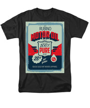Rubino Motor Oil 2 - Men's T-Shirt  (Regular Fit) Men's T-Shirt (Regular Fit) Pixels Black Small 