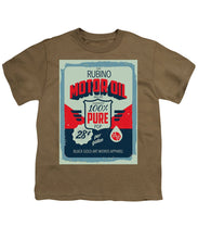 Rubino Motor Oil 2 - Youth T-Shirt Youth T-Shirt Pixels Safari Green Small 