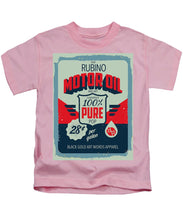 Rubino Motor Oil 2 - Kids T-Shirt Kids T-Shirt Pixels Pink Small 