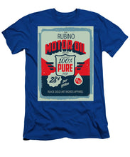 Rubino Motor Oil 2 - Men's T-Shirt (Athletic Fit) Men's T-Shirt (Athletic Fit) Pixels Royal Small 