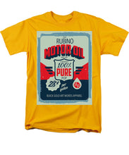 Rubino Motor Oil 2 - Men's T-Shirt  (Regular Fit) Men's T-Shirt (Regular Fit) Pixels Gold Small 