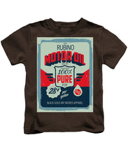 Rubino Motor Oil 2 - Kids T-Shirt Kids T-Shirt Pixels Coffee Small 