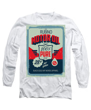 Rubino Motor Oil 2 - Long Sleeve T-Shirt Long Sleeve T-Shirt Pixels White Small 