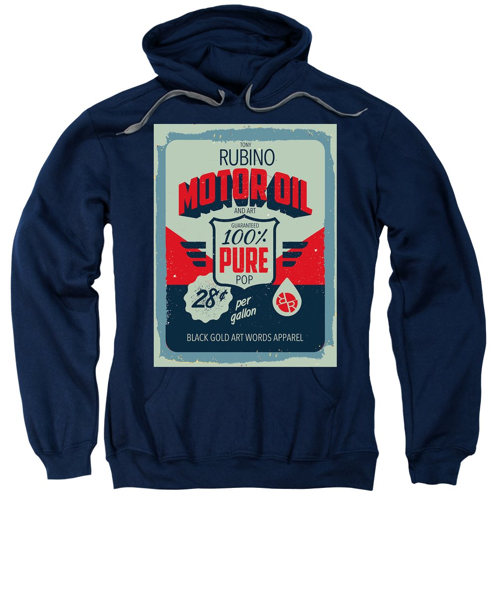 Rubino Motor Oil 2 - Sweatshirt Sweatshirt Pixels Navy Small 