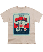Rubino Motor Oil 2 - Youth T-Shirt Youth T-Shirt Pixels Cream Small 