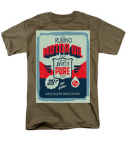 Rubino Motor Oil 2 - Men's T-Shirt  (Regular Fit) Men's T-Shirt (Regular Fit) Pixels Safari Green Small 