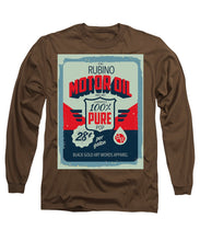 Rubino Motor Oil 2 - Long Sleeve T-Shirt Long Sleeve T-Shirt Pixels Coffee Small 