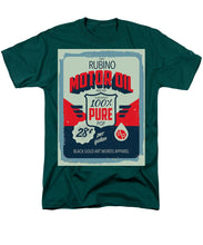 Rubino Motor Oil 2 - Men's T-Shirt  (Regular Fit) Men's T-Shirt (Regular Fit) Pixels Hunter Green Small 