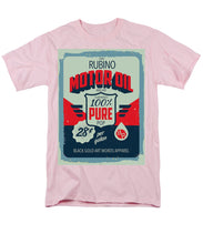 Rubino Motor Oil 2 - Men's T-Shirt  (Regular Fit) Men's T-Shirt (Regular Fit) Pixels Pink Small 