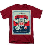 Rubino Motor Oil 2 - Men's T-Shirt  (Regular Fit) Men's T-Shirt (Regular Fit) Pixels Cardinal Small 