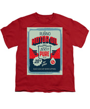 Rubino Motor Oil 2 - Youth T-Shirt Youth T-Shirt Pixels Red Small 