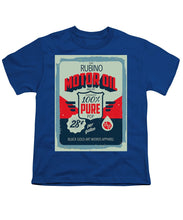Rubino Motor Oil 2 - Youth T-Shirt Youth T-Shirt Pixels Royal Small 