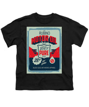 Rubino Motor Oil 2 - Youth T-Shirt Youth T-Shirt Pixels Black Small 