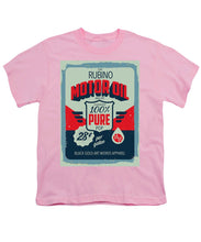 Rubino Motor Oil 2 - Youth T-Shirt Youth T-Shirt Pixels Pink Small 