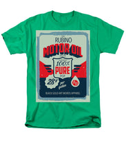 Rubino Motor Oil 2 - Men's T-Shirt  (Regular Fit) Men's T-Shirt (Regular Fit) Pixels Kelly Green Small 