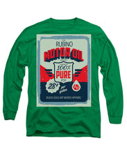 Rubino Motor Oil 2 - Long Sleeve T-Shirt Long Sleeve T-Shirt Pixels Kelly Green Small 