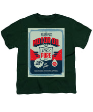 Rubino Motor Oil 2 - Youth T-Shirt Youth T-Shirt Pixels Hunter Green Small 