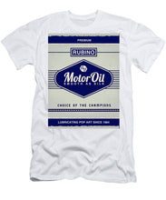 Rubino Motor Oil - Men's T-Shirt (Athletic Fit) Men's T-Shirt (Athletic Fit) Pixels White Small 