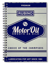 Rubino Motor Oil - Spiral Notebook Spiral Notebook Pixels 6" x 8"  
