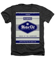 Rubino Motor Oil - Heathers T-Shirt Heathers T-Shirt Pixels Charcoal Small 