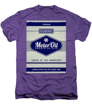 Rubino Motor Oil - Men's Premium T-Shirt Men's Premium T-Shirt Pixels Deep Purple Heather Small 