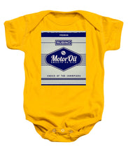 Rubino Motor Oil - Baby Onesie Baby Onesie Pixels Gold Small 