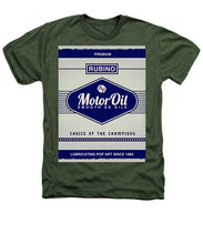 Rubino Motor Oil - Heathers T-Shirt Heathers T-Shirt Pixels Military Green Small 