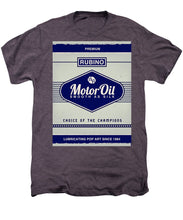 Rubino Motor Oil - Men's Premium T-Shirt Men's Premium T-Shirt Pixels Moth Heather Small 