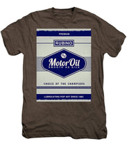 Rubino Motor Oil - Men's Premium T-Shirt Men's Premium T-Shirt Pixels Mocha Heather Small 
