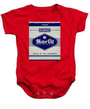 Rubino Motor Oil - Baby Onesie Baby Onesie Pixels Red Small 