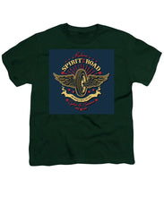 Rubino Motorcycle And Scooters - Youth T-Shirt Youth T-Shirt Pixels Hunter Green Small 