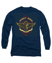Rubino Motorcycle And Scooters - Long Sleeve T-Shirt Long Sleeve T-Shirt Pixels Navy Small 