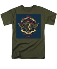 Rubino Motorcycle And Scooters - Men's T-Shirt  (Regular Fit) Men's T-Shirt (Regular Fit) Pixels Military Green Small 