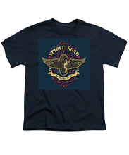 Rubino Motorcycle And Scooters - Youth T-Shirt Youth T-Shirt Pixels Navy Small 