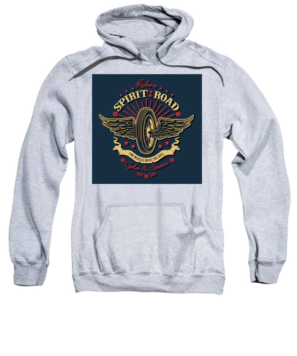 Rubino Motorcycle And Scooters - Sweatshirt Sweatshirt Pixels Heather Small 