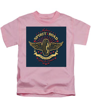 Rubino Motorcycle And Scooters - Kids T-Shirt Kids T-Shirt Pixels Pink Small 