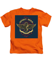 Rubino Motorcycle And Scooters - Kids T-Shirt Kids T-Shirt Pixels Orange Small 