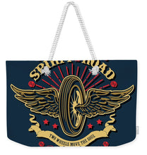 Rubino Motorcycle And Scooters - Weekender Tote Bag Weekender Tote Bag Pixels 24" x 16" White 