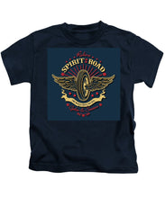 Rubino Motorcycle And Scooters - Kids T-Shirt Kids T-Shirt Pixels Navy Small 