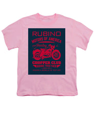 Rubino Motorcycle Club - Youth T-Shirt Youth T-Shirt Pixels Pink Small 