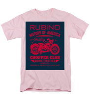 Rubino Motorcycle Club - Men's T-Shirt  (Regular Fit) Men's T-Shirt (Regular Fit) Pixels Pink Small 